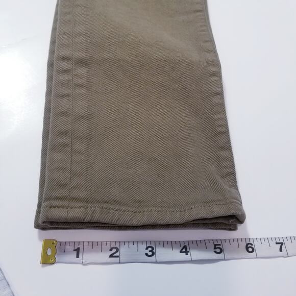 J. Crew Olive Green Toothpick Ankle Low Rise Jeans - Picture 8 of 13